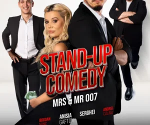 Anisia Gafton și Serghei vin la Piatra Neamț cu „Mrs & Mr 007”: O Seară de Stand-up Comedy Fără Filtru