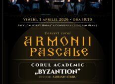 În preajma Sărbătorii Floriilor CORUL ACADEMIC „BYZANTION” CONCERTEAZĂ LA PIATRA-NEAMȚ