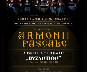 În preajma Sărbătorii Floriilor CORUL ACADEMIC „BYZANTION” CONCERTEAZĂ LA PIATRA-NEAMȚ