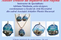 Atelier creativ de bijuterii din rășină