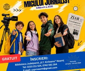 O nouă ediție a Clubului Micului Jurnalist