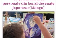 Atelier de pictură personaje Manga, la Biblioteca Județeană